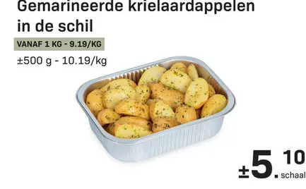 Promotie: Gemarineerde krielaardappelen in de schil