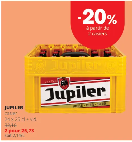 Offre: Jupiler