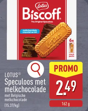 Promotie: Speculoos met melkchocolade