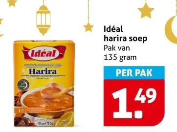 Aanbieding: Idéal harira soep