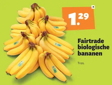 Aanbieding: Biologische bananen