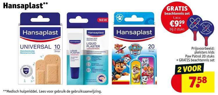 Aanbieding: Hansaplast