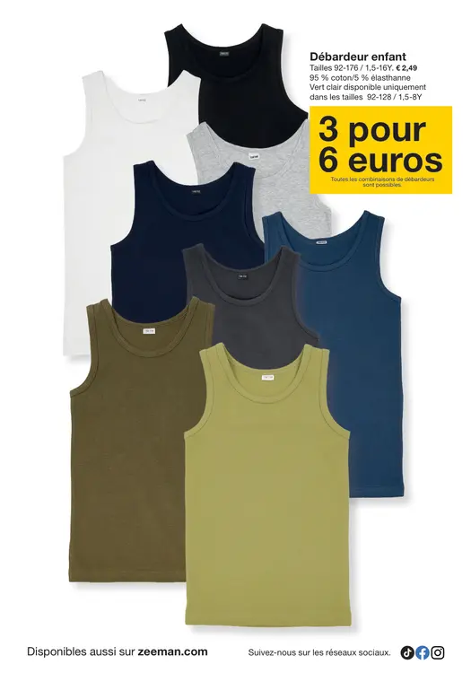 Offre: Débardeur enfant