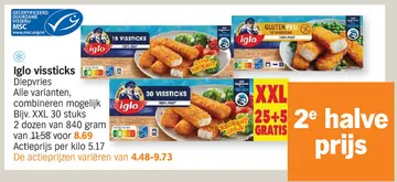 Aanbieding: Iglo vissticks
