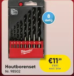 Promotie: Houtborenset
