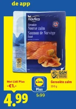 Aanbieding: Gerookte Noorse zalm