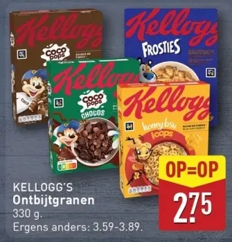Aanbieding: KELLOGG'S Ontbijtgranen