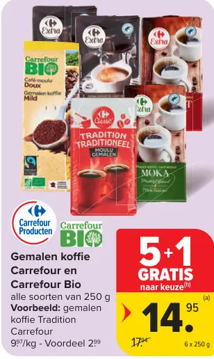 Promotie: Gemalen koffie