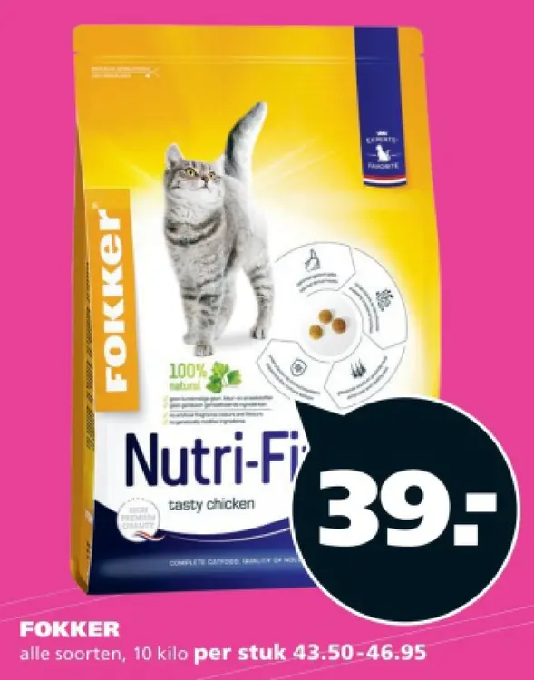 Aanbieding: Fokker Nutri-Fit tasty chicken