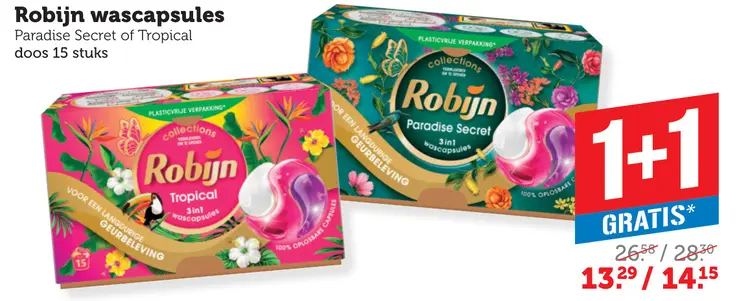 Aanbieding: Robijn wascapsules