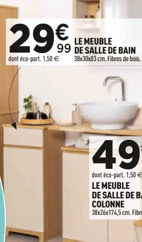 Offre: Le meuble de salle de bain