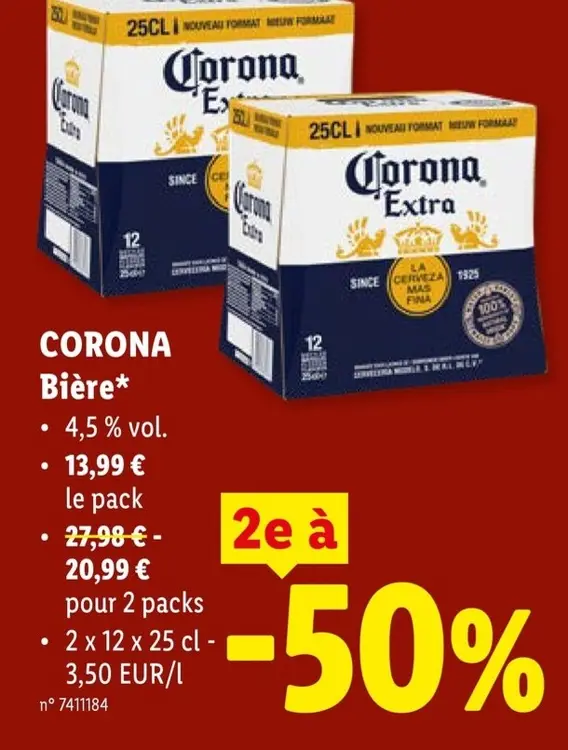 Offre: Corona Bière