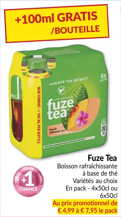 Offre: Boisson rafraîchissante à base de thé