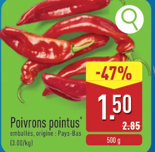 Offre: Poivrons pointus