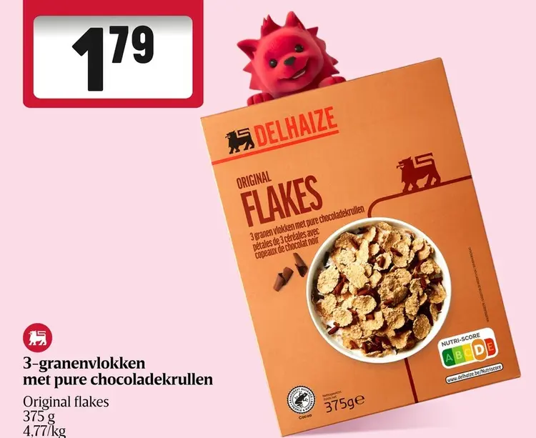 Promotie: 3-granenvlokken met pure chocolade