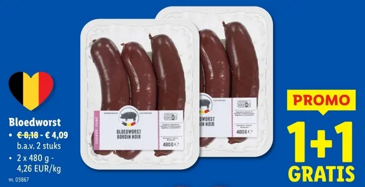 Aanbieding: Bloedworst