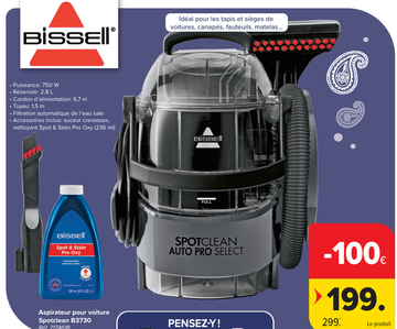 Offre: Aspirateur pour voiture Spotclean B3730