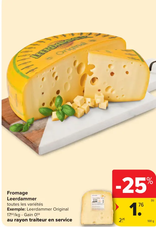 Offre: Fromage Leerdammer