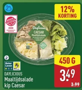 Aanbieding: Maaltijdsalade kip Caesar
