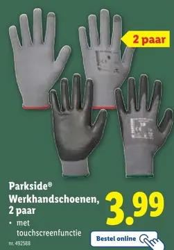 Aanbieding: Werkhandschoenen, 2 paar