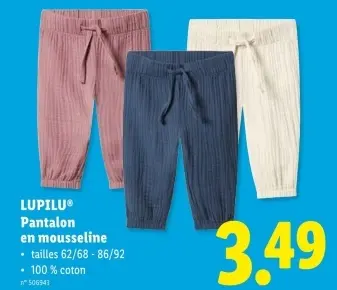 Offre: Pantalon en mousseline