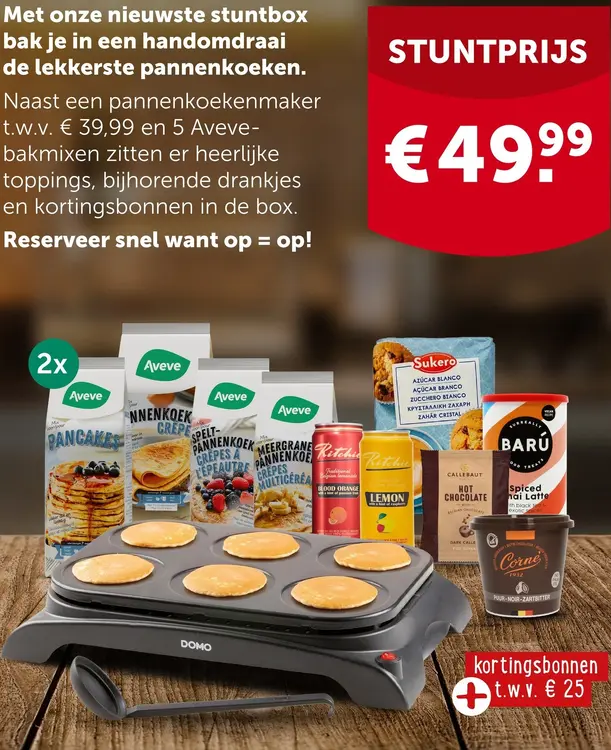 Promotie: Pannenkoekenbox
