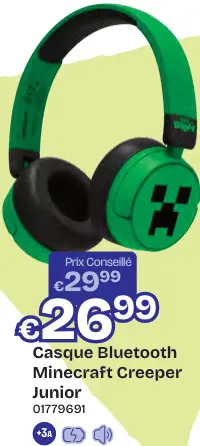 Offre: Casque Bluetooth Creeper Junior
