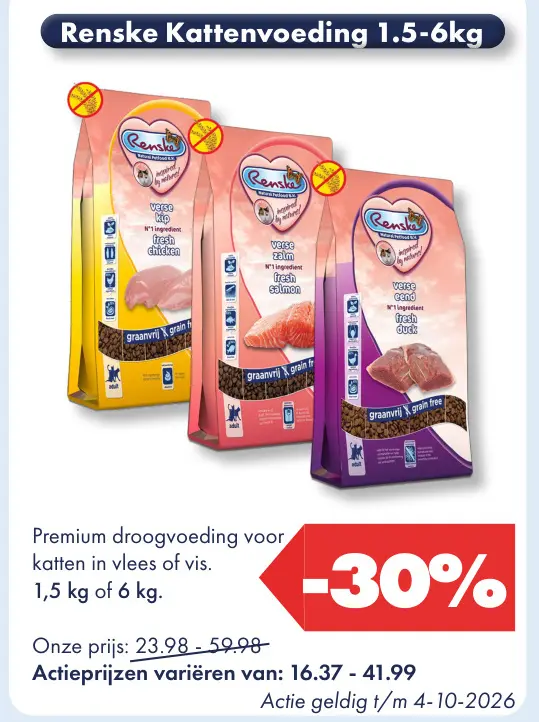 Aanbieding: Renske Kattenvoeding