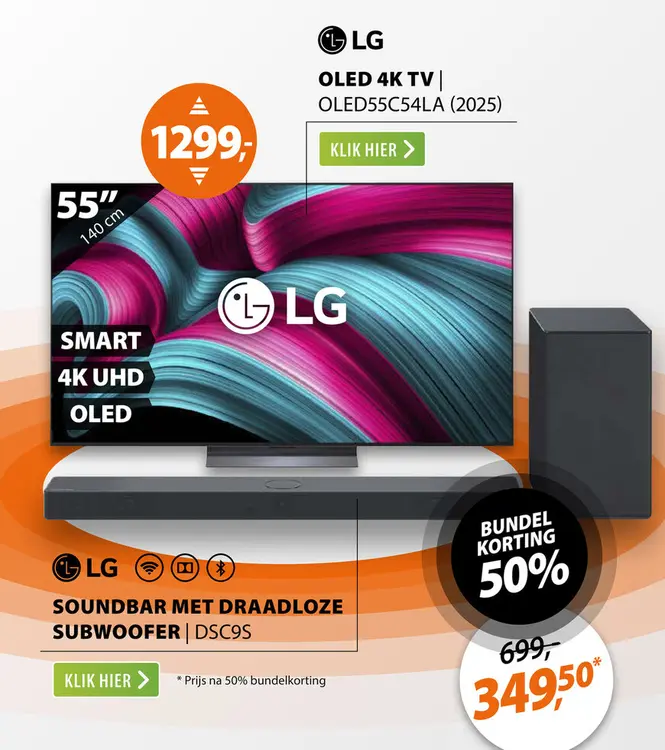 Aanbieding: Oled 4k tv