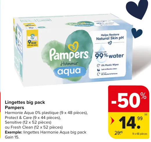 Offre: Lingettes big pack