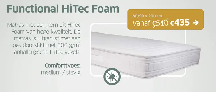 Promotie: Functional HiTec Foam