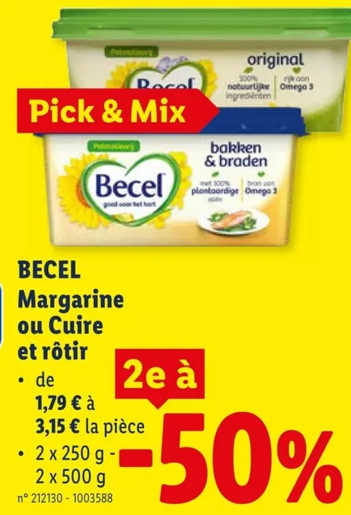 Offre: Margarine ou Cuire et rôtir