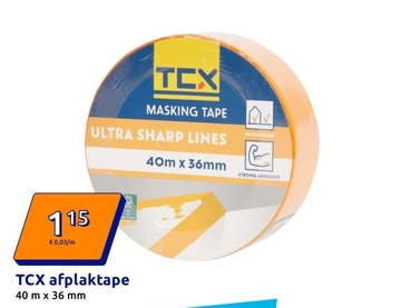 Aanbieding: TCX afplaktape