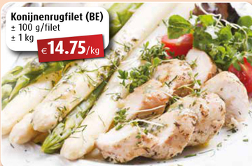 Aanbieding: Konijnenrugfilet