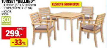 Aanbieding: Tuinset "belluno"