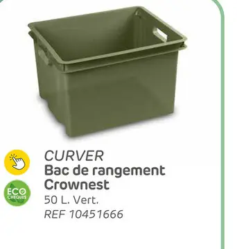 Offre: Box pvc 50l crownest