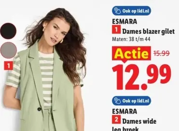 Aanbieding: Dames blazer gilet