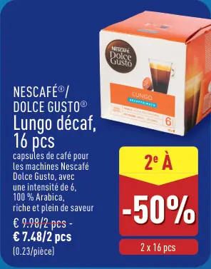 Offre: Lungo décaf