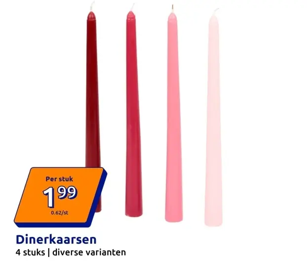 Aanbieding: Dinerkaarsen