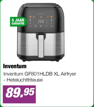 Aanbieding: Inventum GF801HLDB XL Airfryer