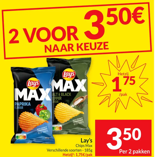Promotie: Chips Max