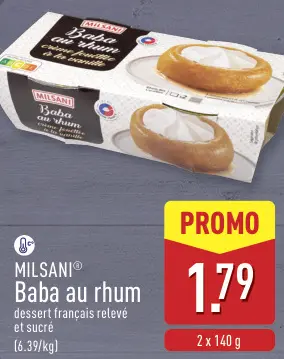 Offre: Baba au rhum