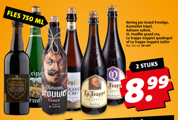 Aanbieding: Hertog Jan Grand Prestige, Karmeliet tripel, 