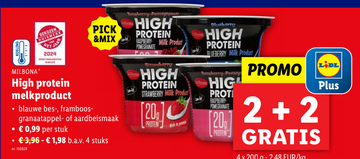 Aanbieding: High protein melkproduct