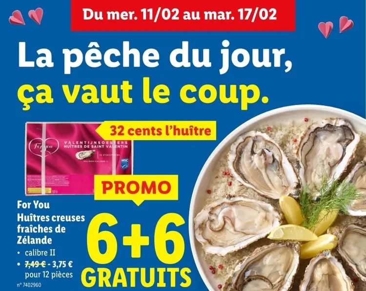 Offre: Huîtres creuses fraîches de Zélande