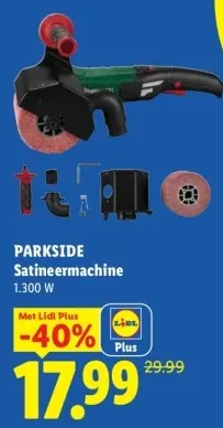 Aanbieding: Satineermachine