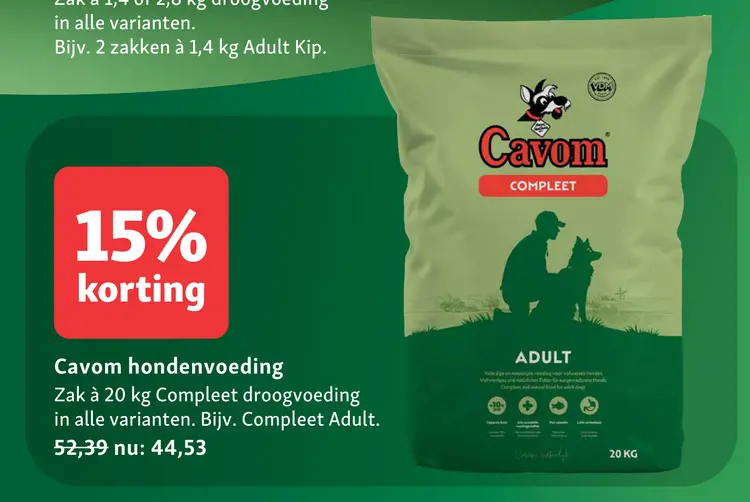 Aanbieding: Cavom hondenvoeding
