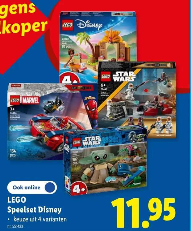 Promotie: LEGO Speelset Disney