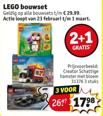 Aanbieding: LEGO bouwset