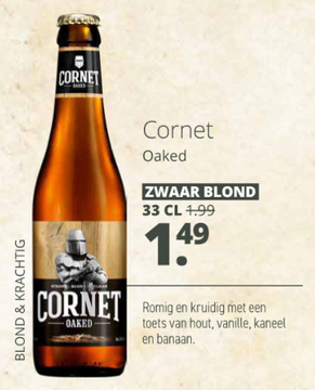 Aanbieding: Cornet Oaked ZWAAR BLOND